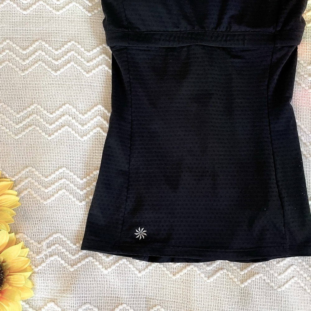 Athleta Sports Tank with Built-in Padding Black - Picture 2 of 7